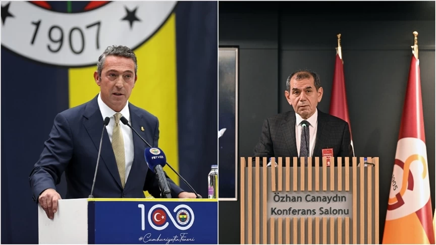 Fenerbahçe-Galatasaray maçı öncesi başkanlar Ali Koç ve Dursun Özbek'in derbi karnesi