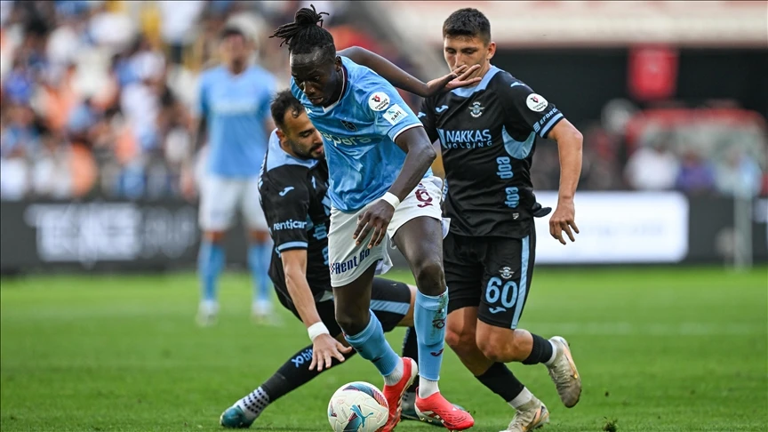 Trabzonspor, deplasmanda Adana Demirspor'u mağlup etti