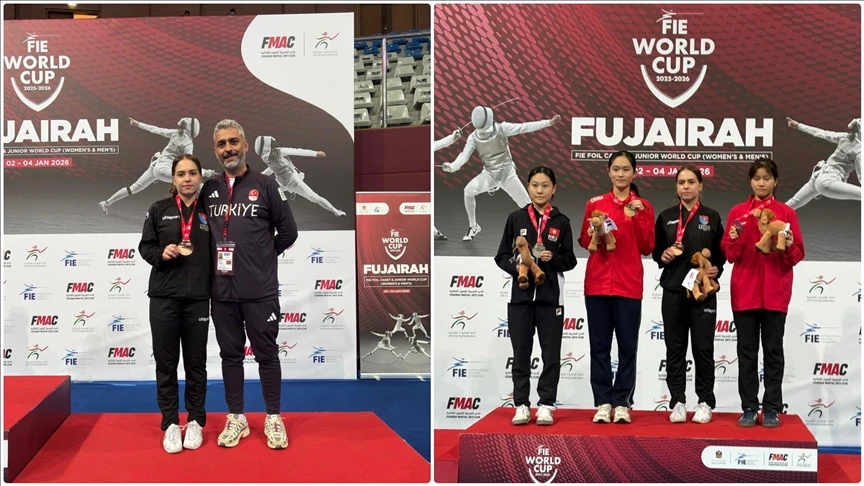 Milli eskrimci Alara Atmaca'dan Yıldızlar Dünya Kupası'nda bronz madalya