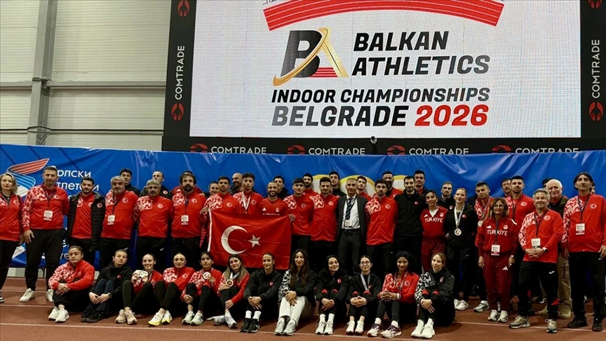 Türkiye, Balkan Salon Atletizm Şampiyonası'nda 14 madalya kazandı