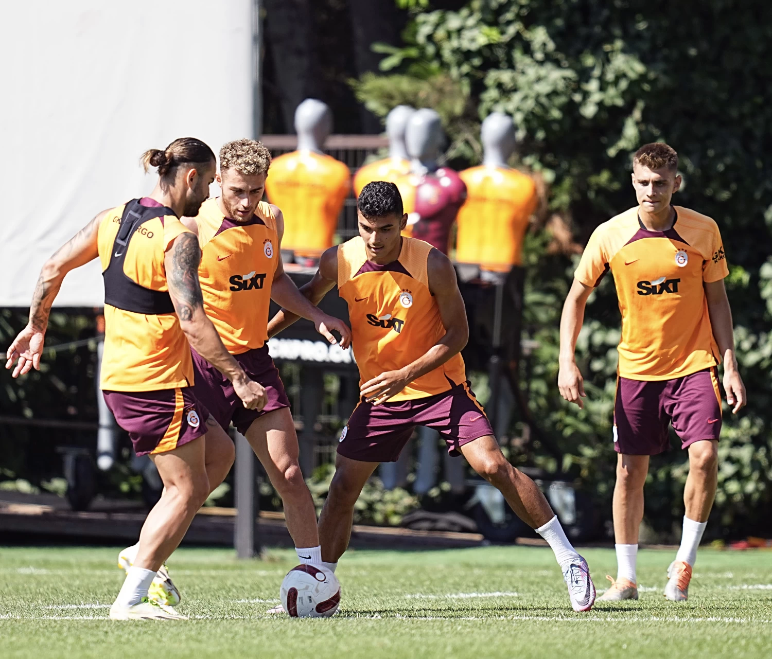 Galatasaray, Samsunspor maçı hazırlıklarını sürdürdü