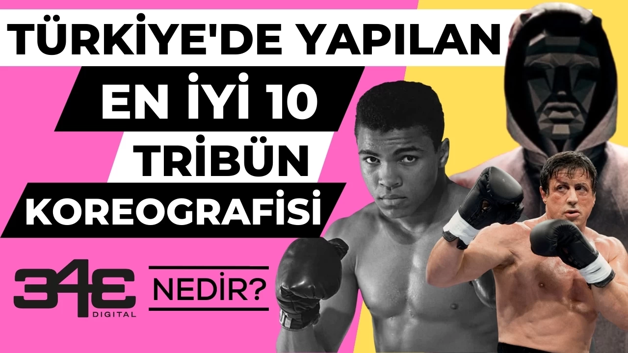 Tribünlere damga vuran en iyi 10 koreografi | Galatasaray-Fenerbahçe | Muhammed Ali Squid Game