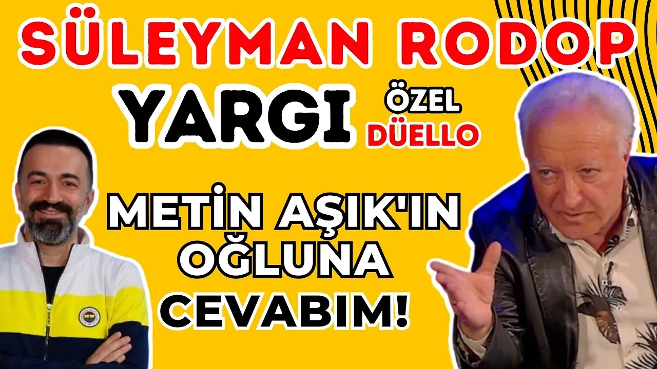 Süleyman Rodop’tan Murat Aşık’a diss | Ali Koç ve Nihat Özdemir de nasibini aldı | Yargı Özel