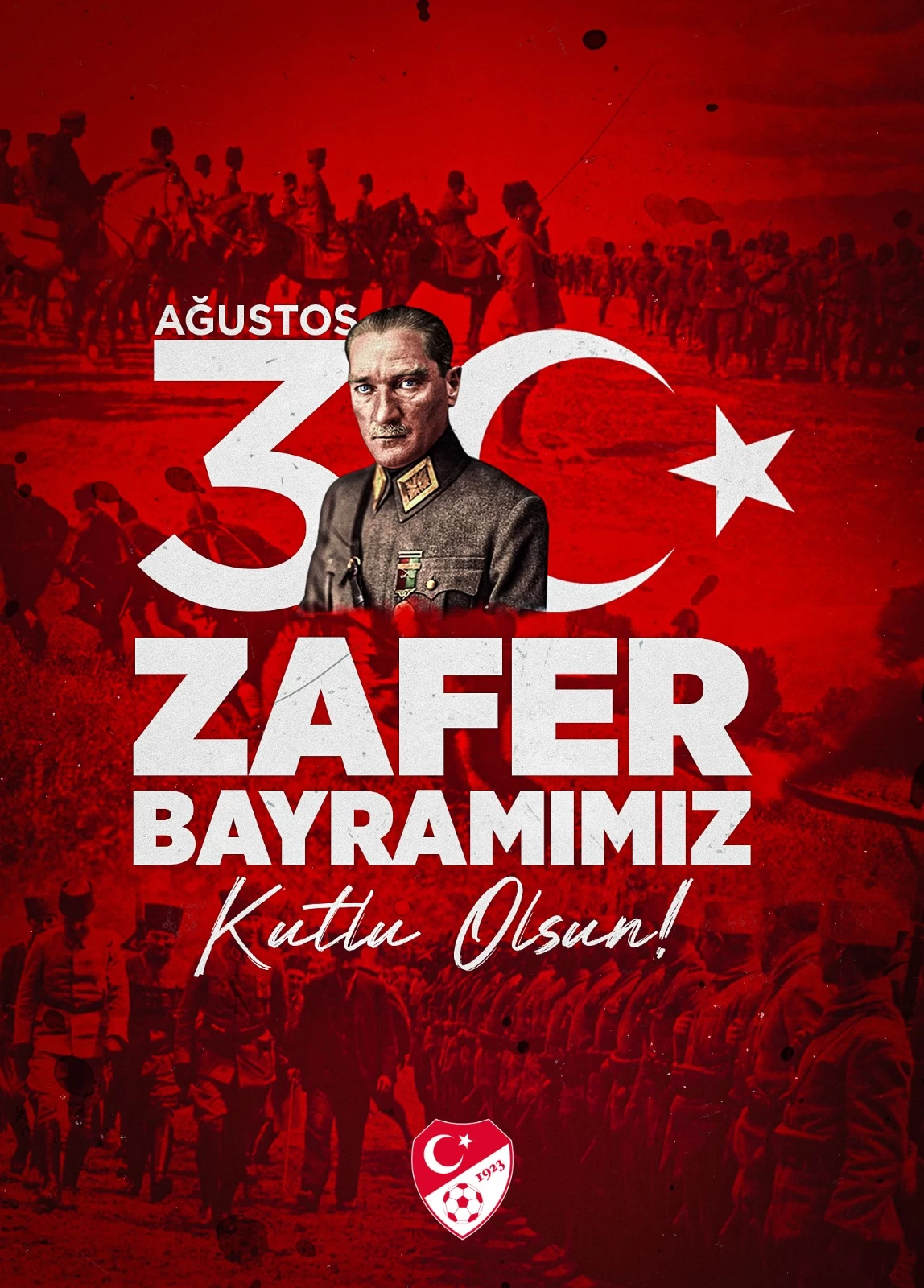 Spor camiası 30 Ağustos Zafer Bayramı'nı kutladı