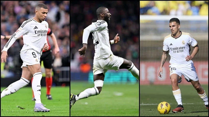 UEFA, Real Madridli futbolcular Mbappe, Rüdiger ve Ceballos'a ceza verdi