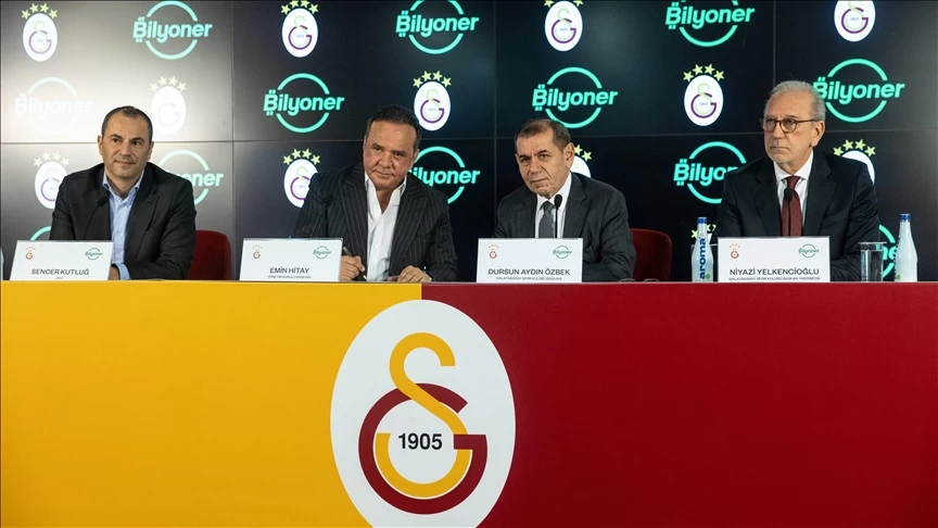Galatasaray, Bilyoner ile sponsorluk anlaşması yaptı